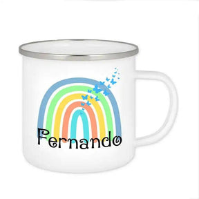 Emaille Tasse mit Namen | Motiv 4 | Fernando - Druckerino