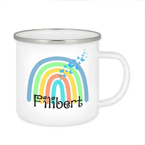 Emaille Tasse mit Namen | Motiv 4 | Filibert - Druckerino