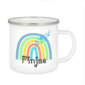 Emaille Tasse mit Namen | Motiv 4 | Finjas - Druckerino