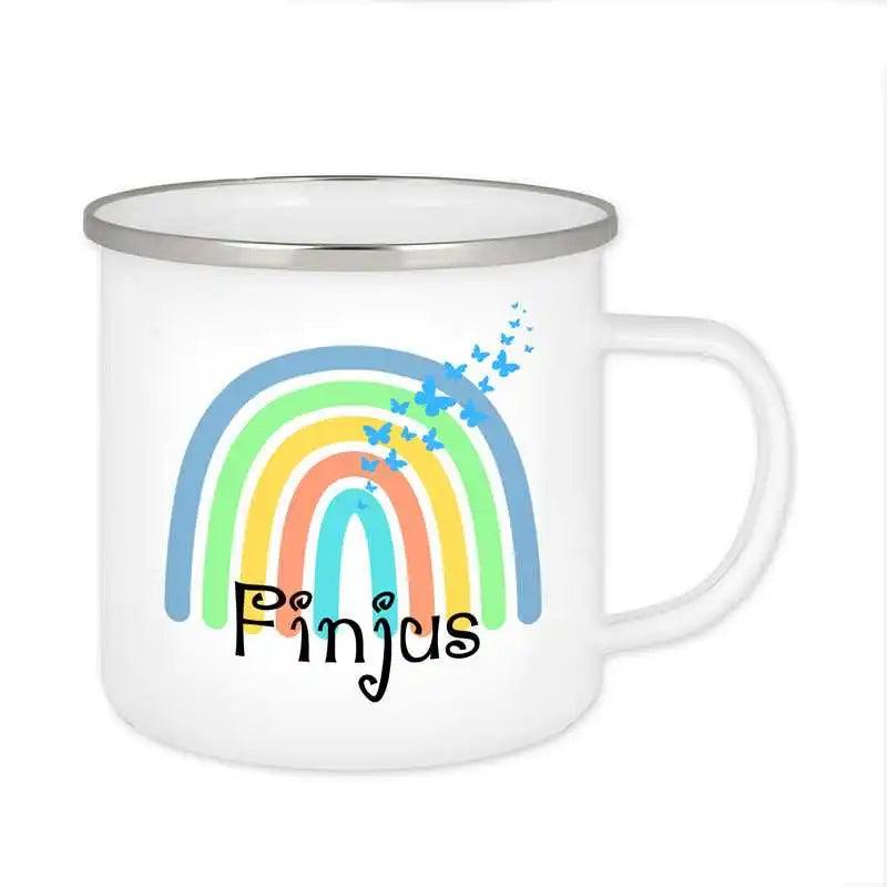 Emaille Tasse mit Namen | Motiv 4 | Finjus - Druckerino