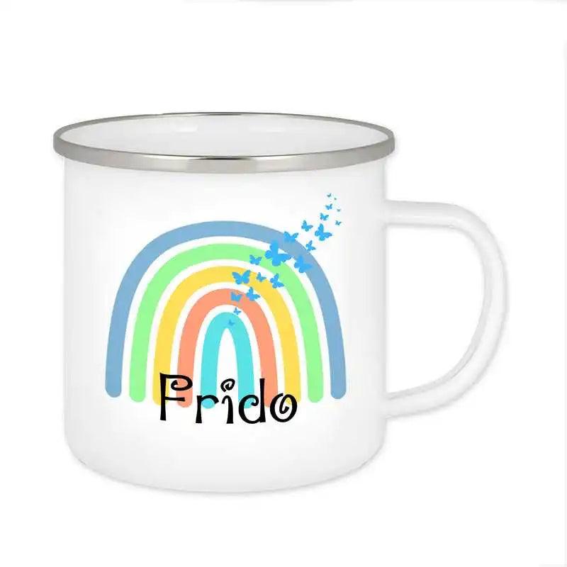Emaille Tasse mit Namen | Motiv 4 | Frido - Druckerino