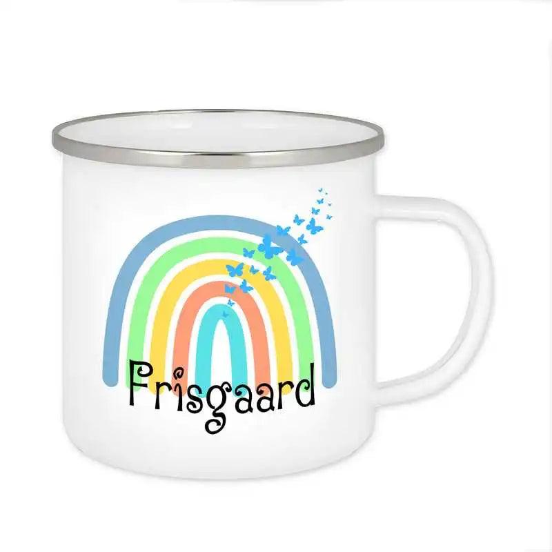 Emaille Tasse mit Namen | Motiv 4 | Frisgaard - Druckerino
