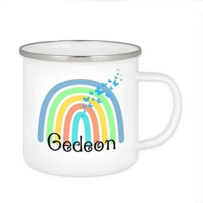 Emaille Tasse mit Namen | Motiv 4 | Gedeon - Druckerino