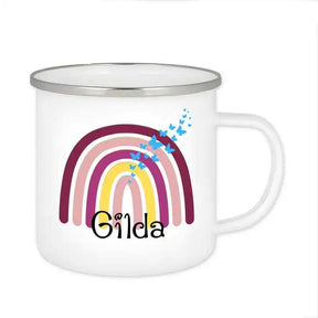 Emaille Tasse mit Namen | Motiv 4 | Gilda - Druckerino
