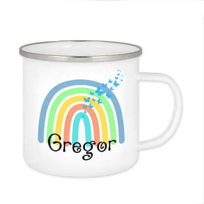 Emaille Tasse mit Namen | Motiv 4 | Gregor - Druckerino