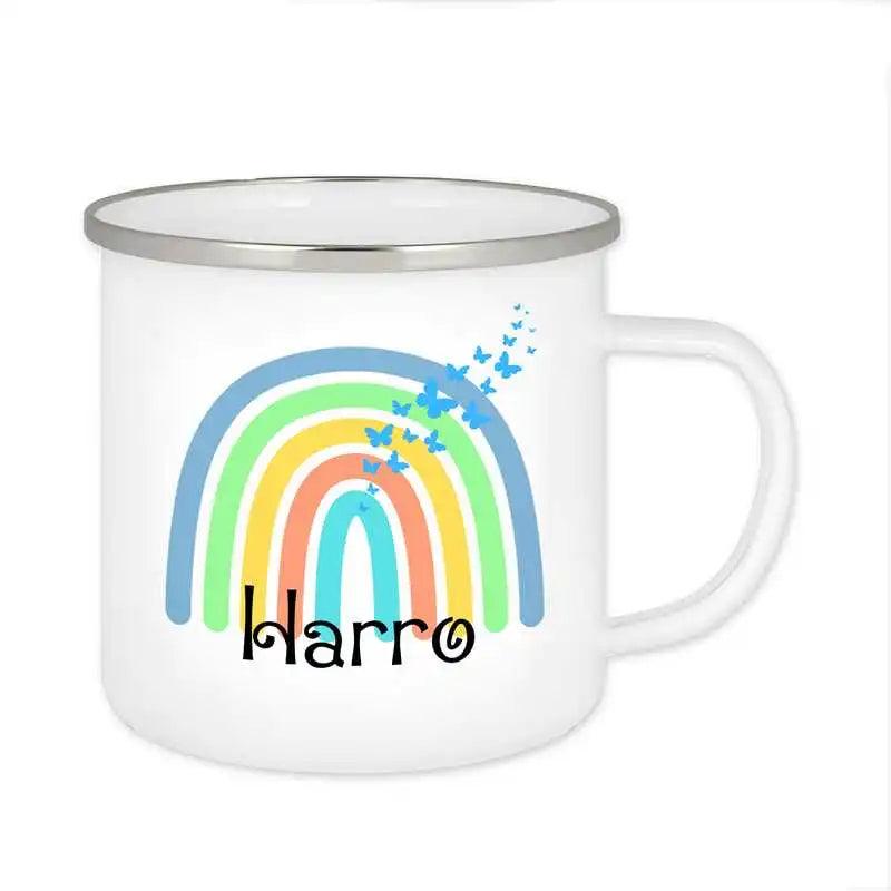 Emaille Tasse mit Namen | Motiv 4 | Harro - Druckerino