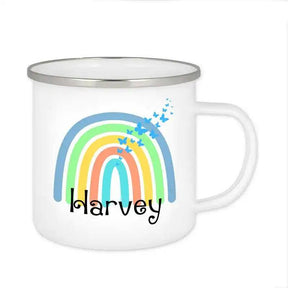 Emaille Tasse mit Namen | Motiv 4 | Harvey - Druckerino