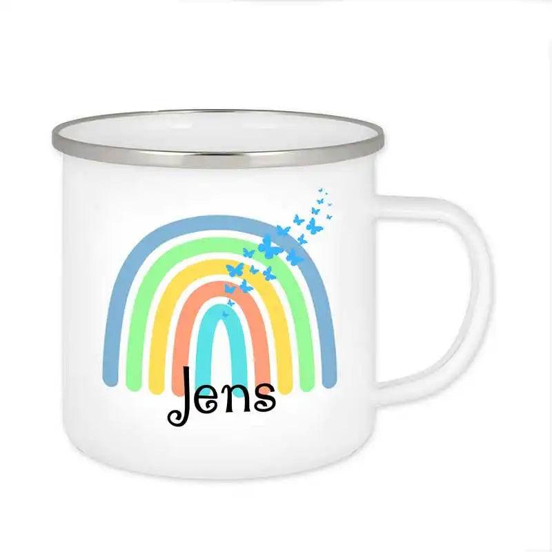 Emaille Tasse mit Namen | Motiv 4 | Jens - Druckerino