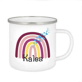 Emaille Tasse mit Namen | Motiv 4 | Kalea - Druckerino