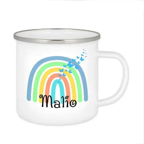 Emaille Tasse mit Namen | Motiv 4 | Malio - Druckerino