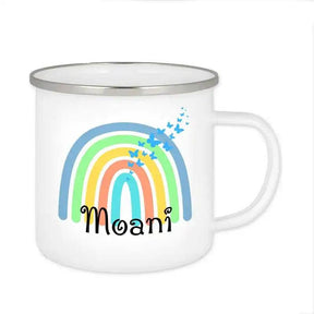 Emaille Tasse mit Namen | Motiv 4 | Moani - Druckerino