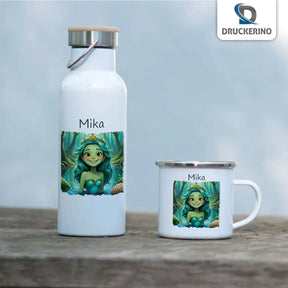Emaille Tasse Waldfeen-Zauber - Druckerino