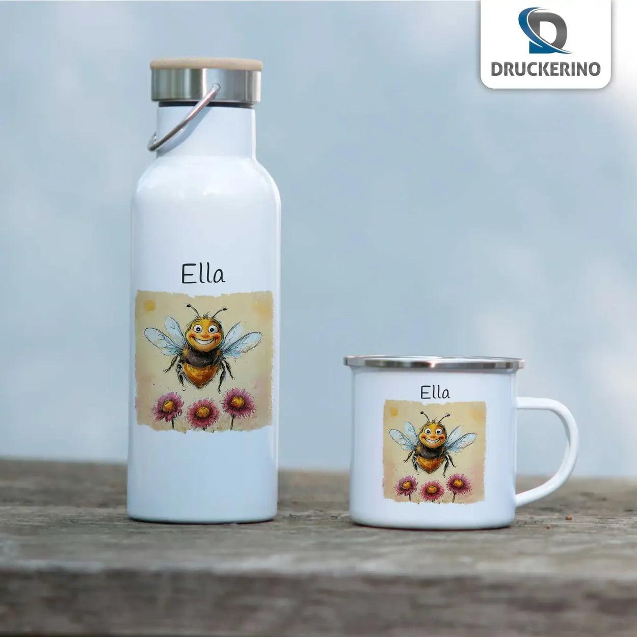 Emaille Tasse Zauberbiene - Druckerino