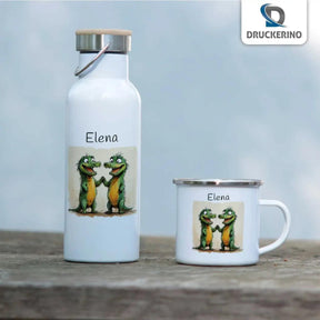 Emaille Tasse Zauberdrachenfreunde - Druckerino