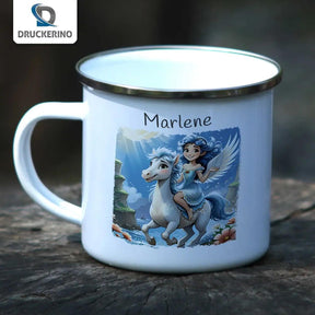 Emaille Tasse Zauberwald Freunde - Druckerino
