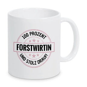 Forstwirtin 100 Prozent Tasse - Druckerino