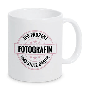 Fotografin 100 Prozent Tasse - Druckerino