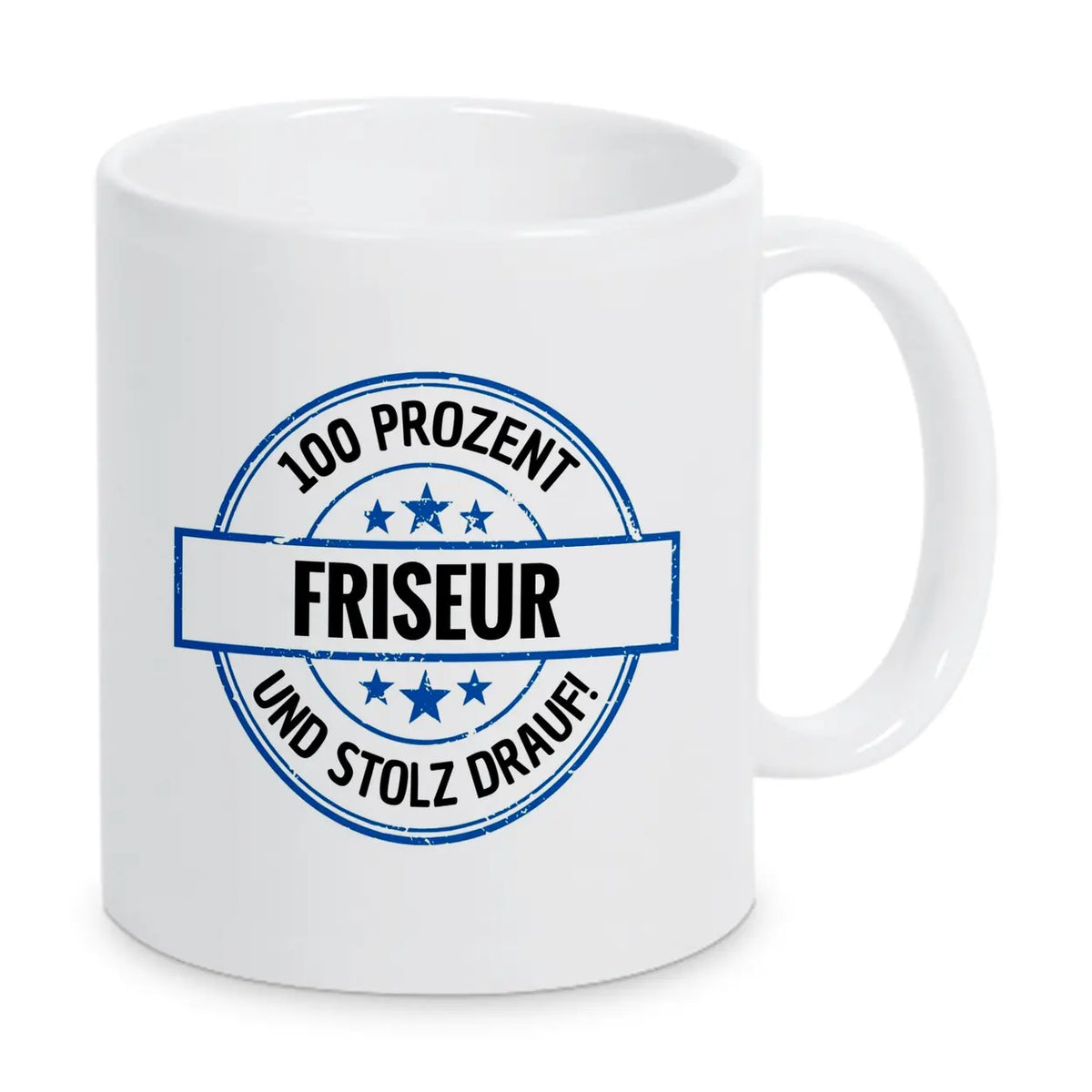 Friseur 100 Prozent Tasse - Druckerino