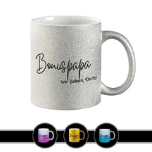 Glitzertasse - Bonuspapa - Druckerino