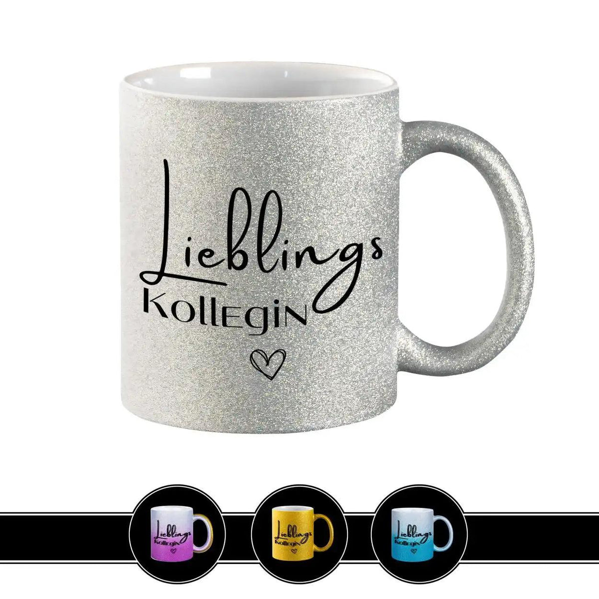 Glitzertasse - Lieblingskollegin - Druckerino