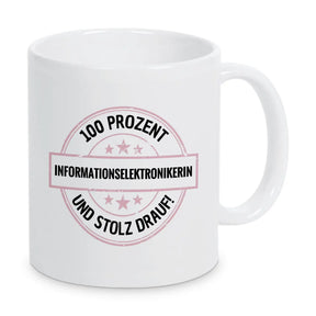 Informationselektronikerin 100 Prozent Tasse - Druckerino