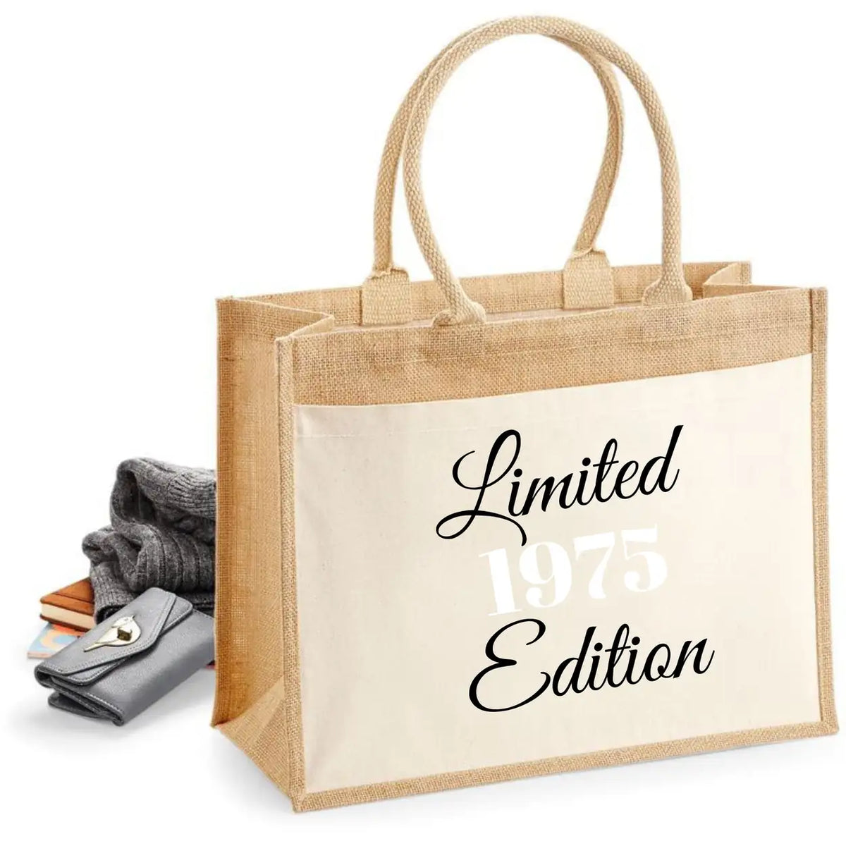 Jutetasche Limited Edition mit Geburtsjahr Geschenke