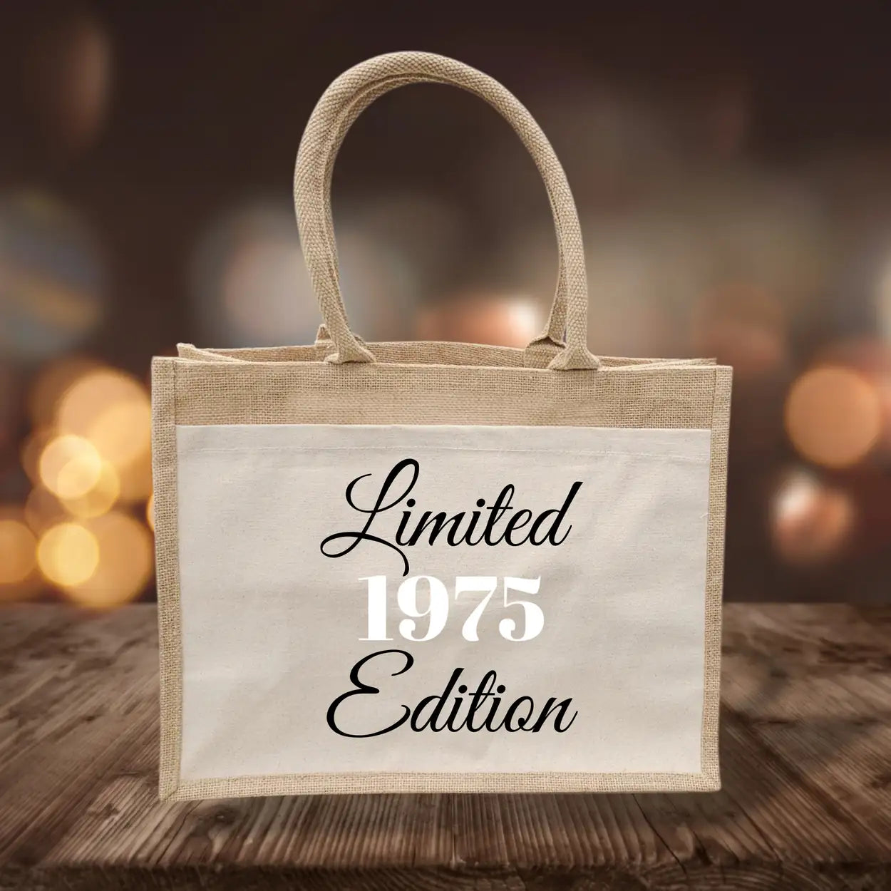 Jutetasche Limited Edition mit Geburtsjahr Geschenke