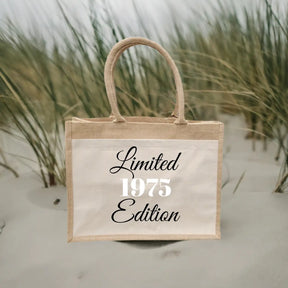 Jutetasche Limited Edition mit Geburtsjahr Geschenke