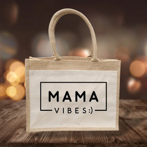 Jutetasche Mama Vibes Geschenke