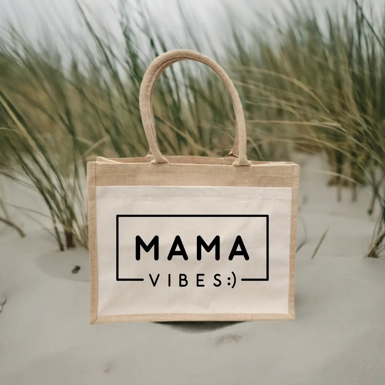 Jutetasche Mama Vibes Geschenke