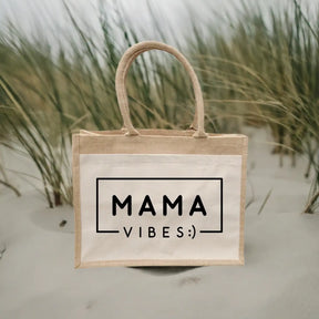 Jutetasche Mama Vibes Geschenke