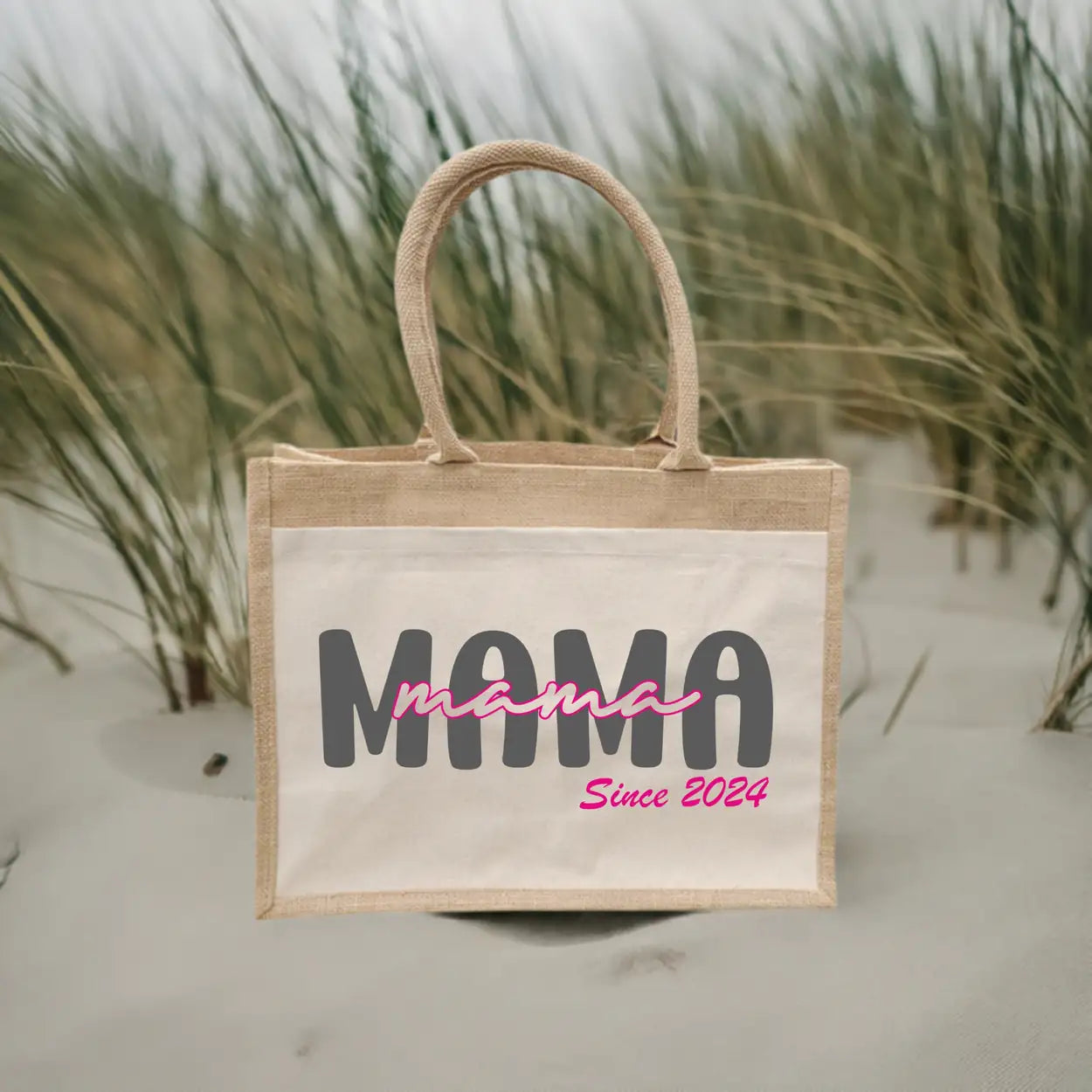 Jutetasche Mama Since Geschenke