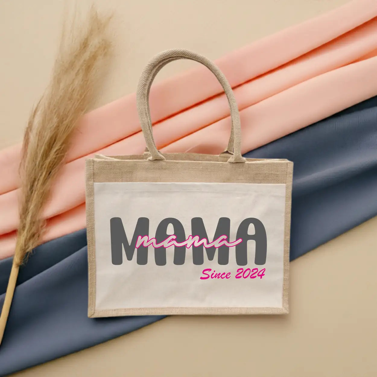 Jutetasche Mama Since Geschenke