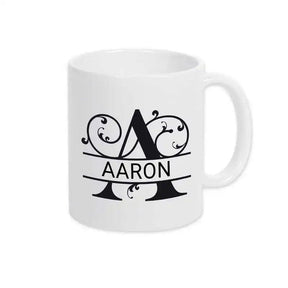 Keramik Tasse mit Namen | Motiv 1 | Aaron - Druckerino