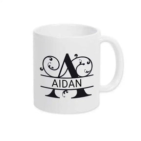 Keramik Tasse mit Namen | Motiv 1 | Aidan - Druckerino