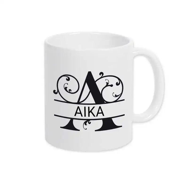 Keramik Tasse mit Namen | Motiv 1 | Aika - Druckerino