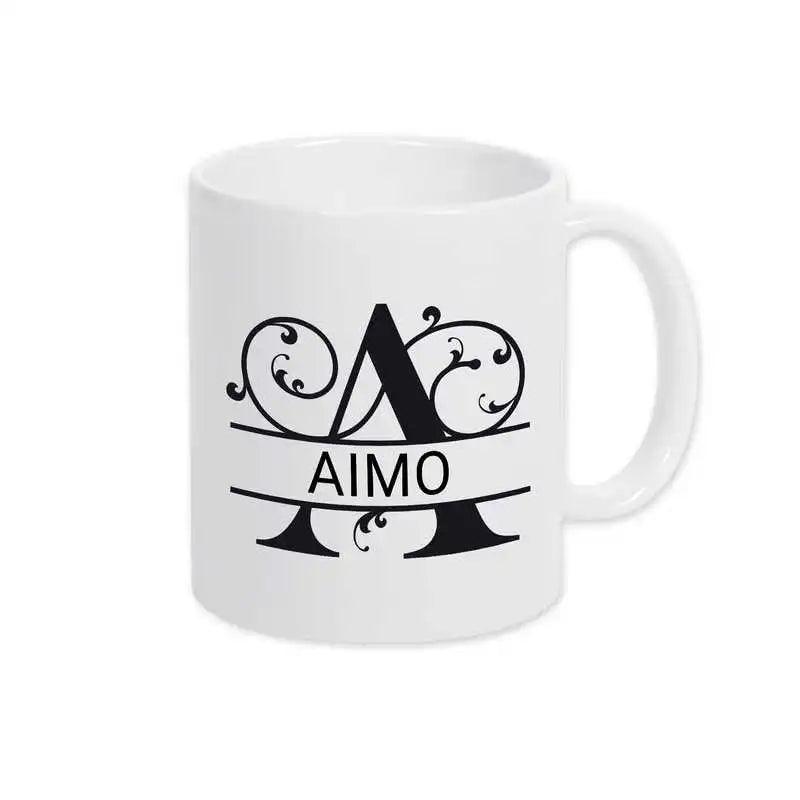 Keramik Tasse mit Namen | Motiv 1 | Aimo - Druckerino
