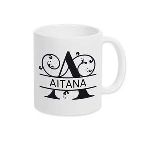 Keramik Tasse mit Namen | Motiv 1 | Aitana - Druckerino