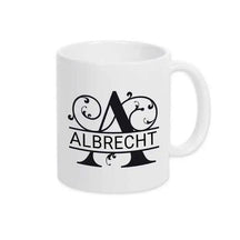 Keramik Tasse mit Namen | Motiv 1 | Albrecht - Druckerino