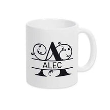 Keramik Tasse mit Namen | Motiv 1 | Alec - Druckerino