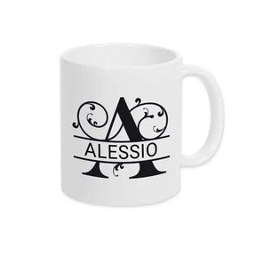 Keramik Tasse mit Namen | Motiv 1 | Alessio - Druckerino