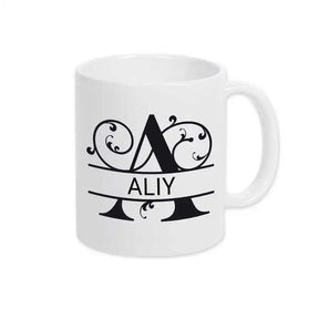 Keramik Tasse mit Namen | Motiv 1 | Aliy - Druckerino