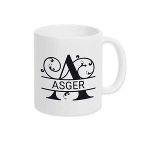Keramik Tasse mit Namen | Motiv 1 | Asger - Druckerino