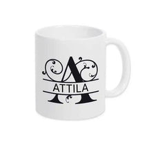 Keramik Tasse mit Namen | Motiv 1 | Attila - Druckerino