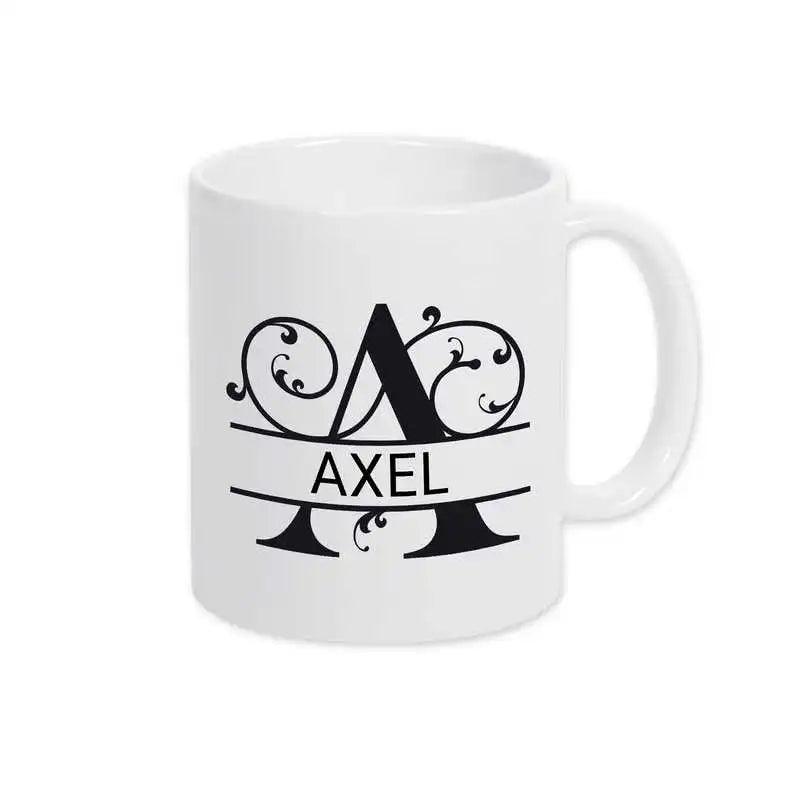 Keramik Tasse mit Namen | Motiv 1 | Axel - Druckerino