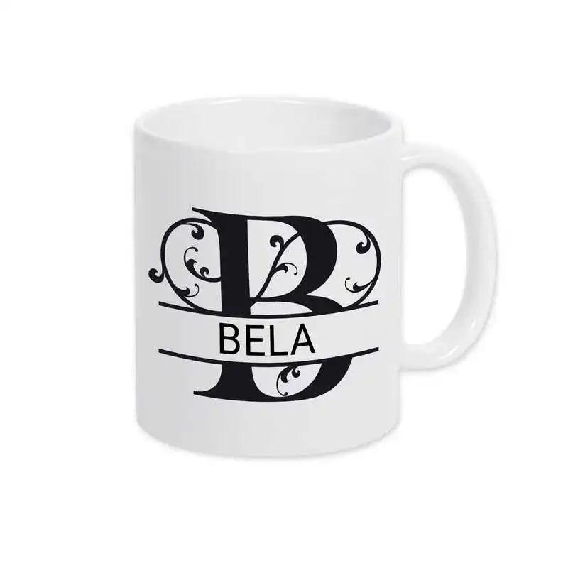 Keramik Tasse mit Namen | Motiv 1 | Bela - Druckerino
