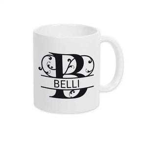 Keramik Tasse mit Namen | Motiv 1 | Belli - Druckerino