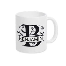 Keramik Tasse mit Namen | Motiv 1 | Benjamin - Druckerino