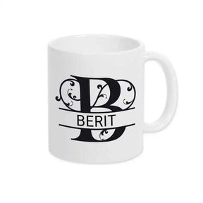 Keramik Tasse mit Namen | Motiv 1 | Berit - Druckerino