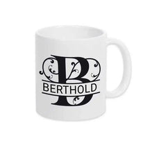 Keramik Tasse mit Namen | Motiv 1 | Berthold - Druckerino